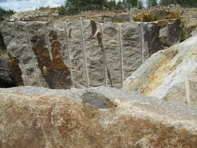 Répartition hexagonale des carrières de pierre de taille