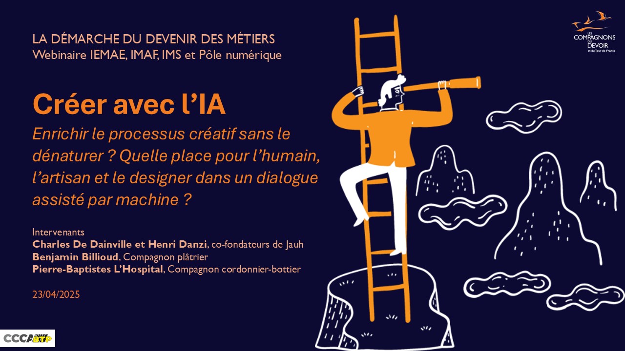 Webinaire - Créer avec l'IA